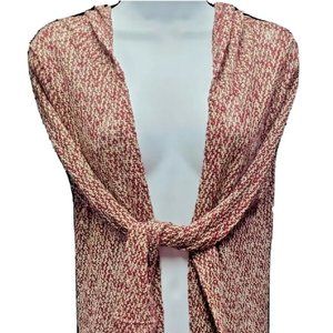Vanilla Bay Womens Small- Medium Cardigan Sweater Hooded Long Sleeve